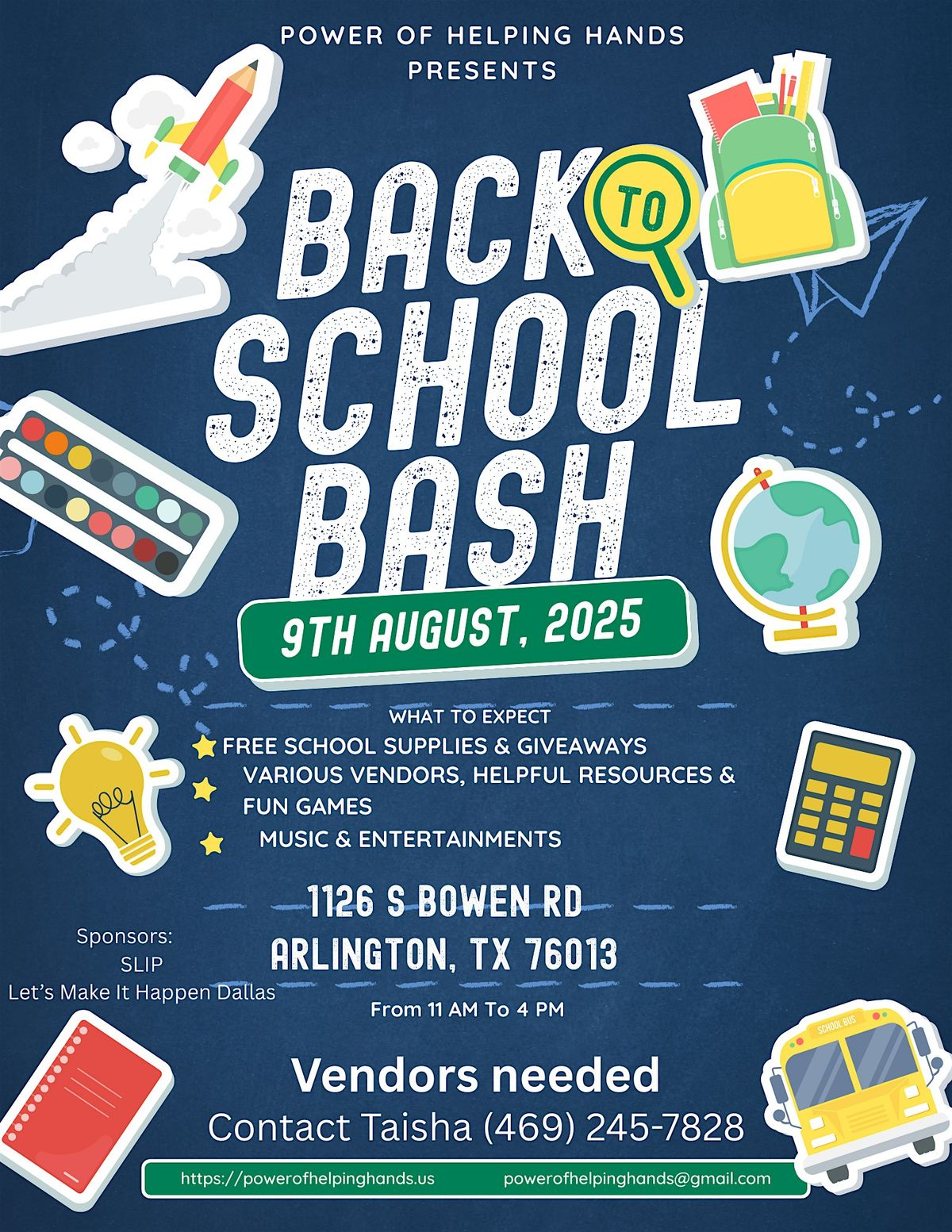 Back-to-School Event (Free backpacks w/school supplies), 9 August | Event in Arlington | AllEvents