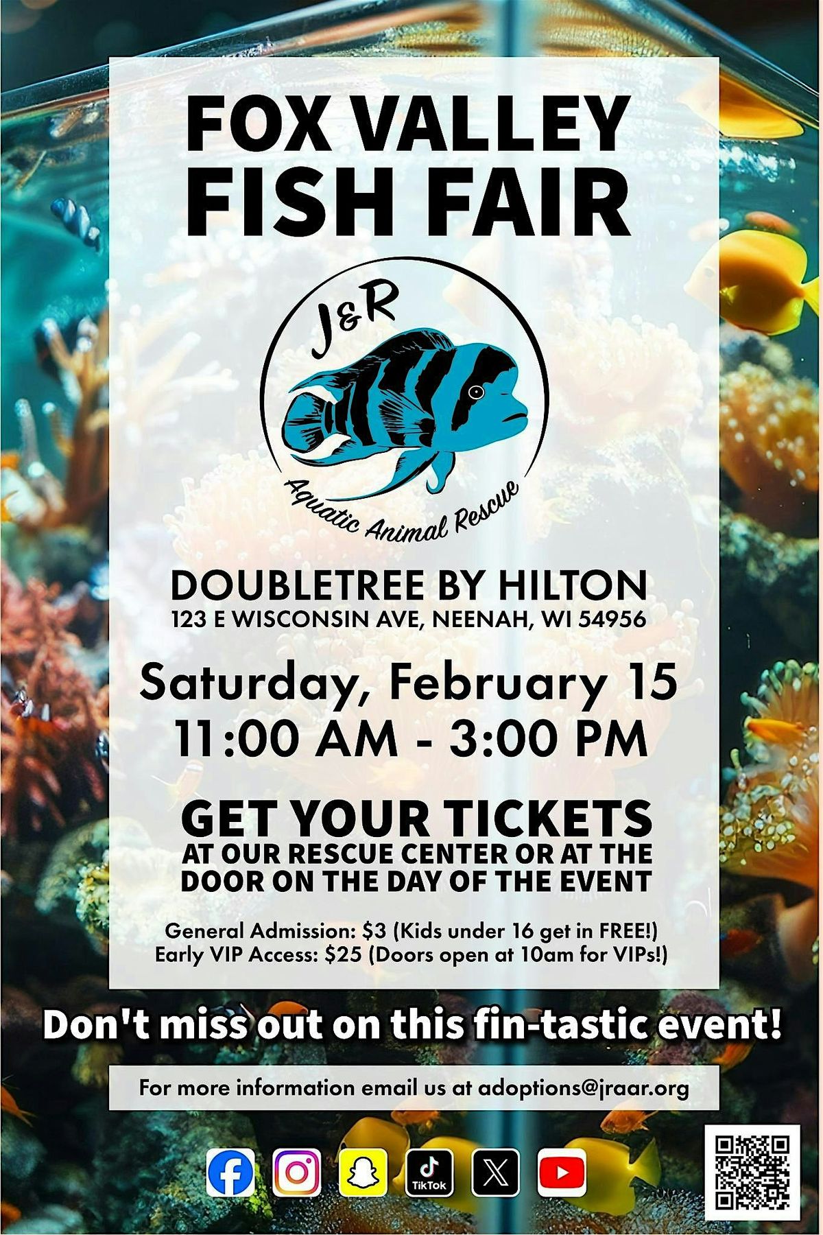 Vendor Space Fox Valley Fish Fair Fall 2025, 16 August | Event in Neenah | AllEvents
