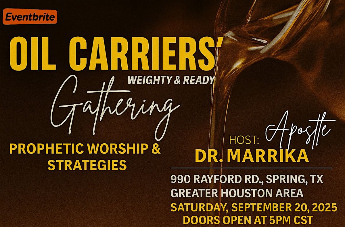 Oil Carriers’ Gathering: Weighty & Ready, 20 September | Event in Spring | AllEvents