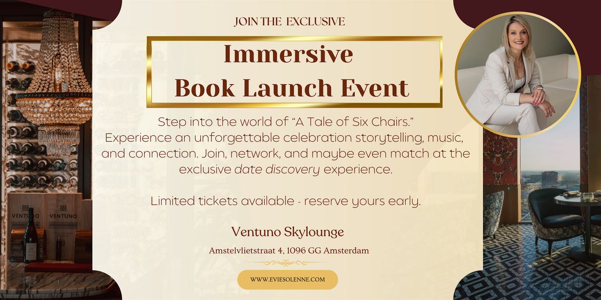 Immersive VIP Book Launch, 30 November | Event in Amsterdam | AllEvents