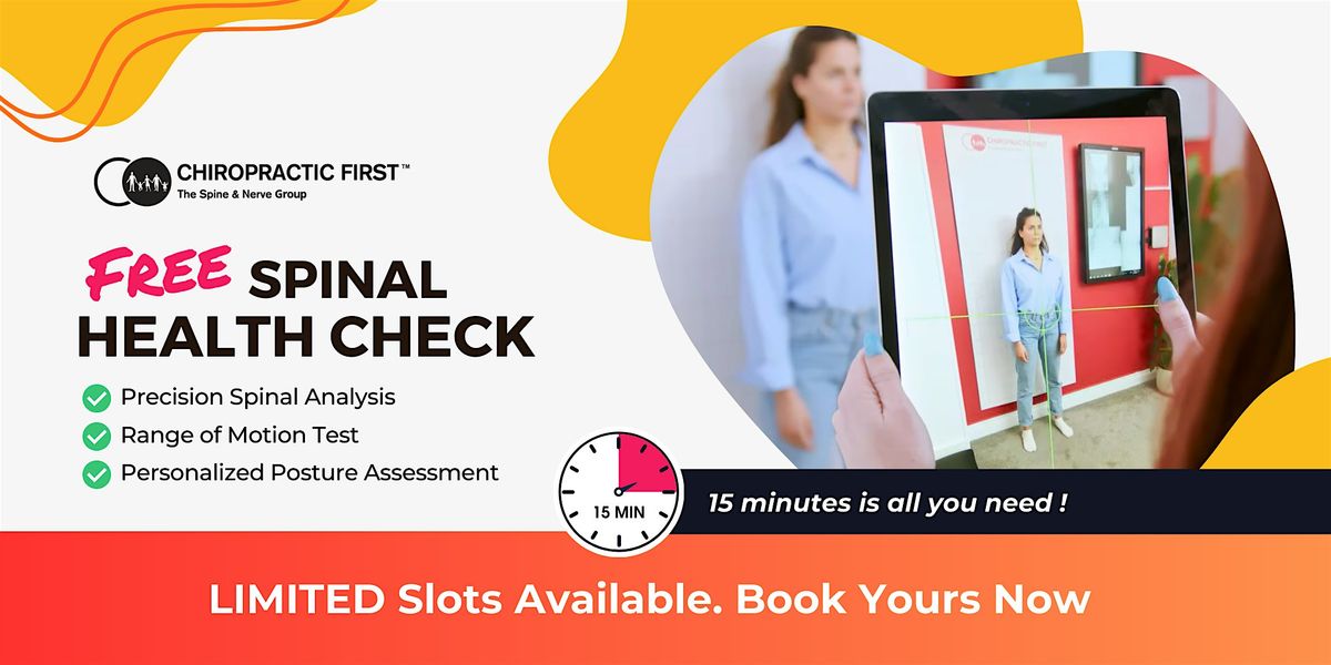 OCT 2025 - FREE Spinal Health Check At Chiropractic First Shepherd's Bush, 17 October | Event in London | AllEvents