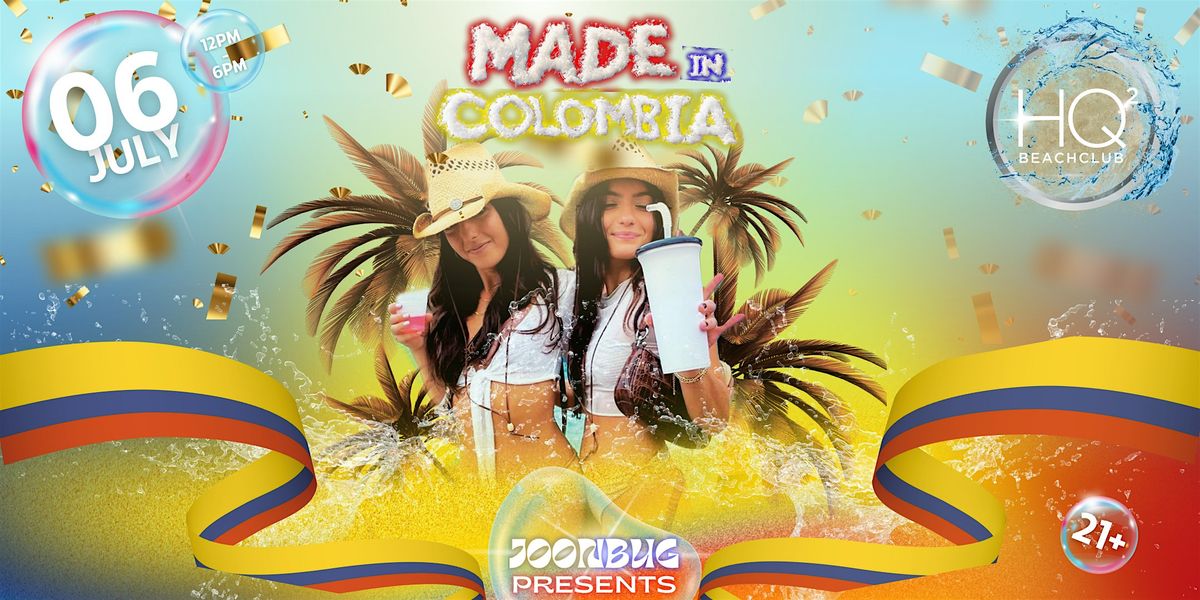 MADE IN COLOMBIA @ HQ2 Beachclub Atlantic City, 6 July | Event in Atlantic City | AllEvents