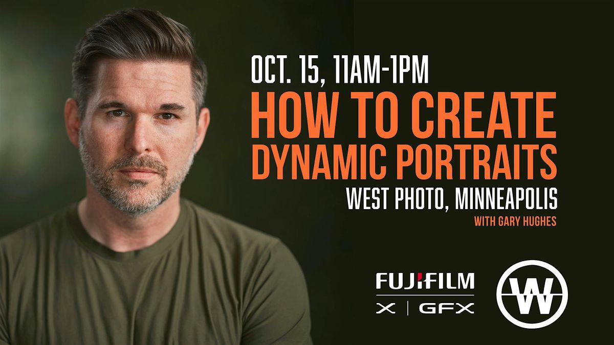 How To Create Dynamic Portraits with Gary Hughes, 15 October | Event in Minneapolis | AllEvents