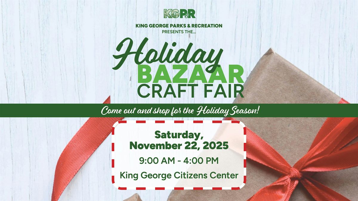 Holiday Bazaar Craft Fair, 22 November | Event in King George | AllEvents