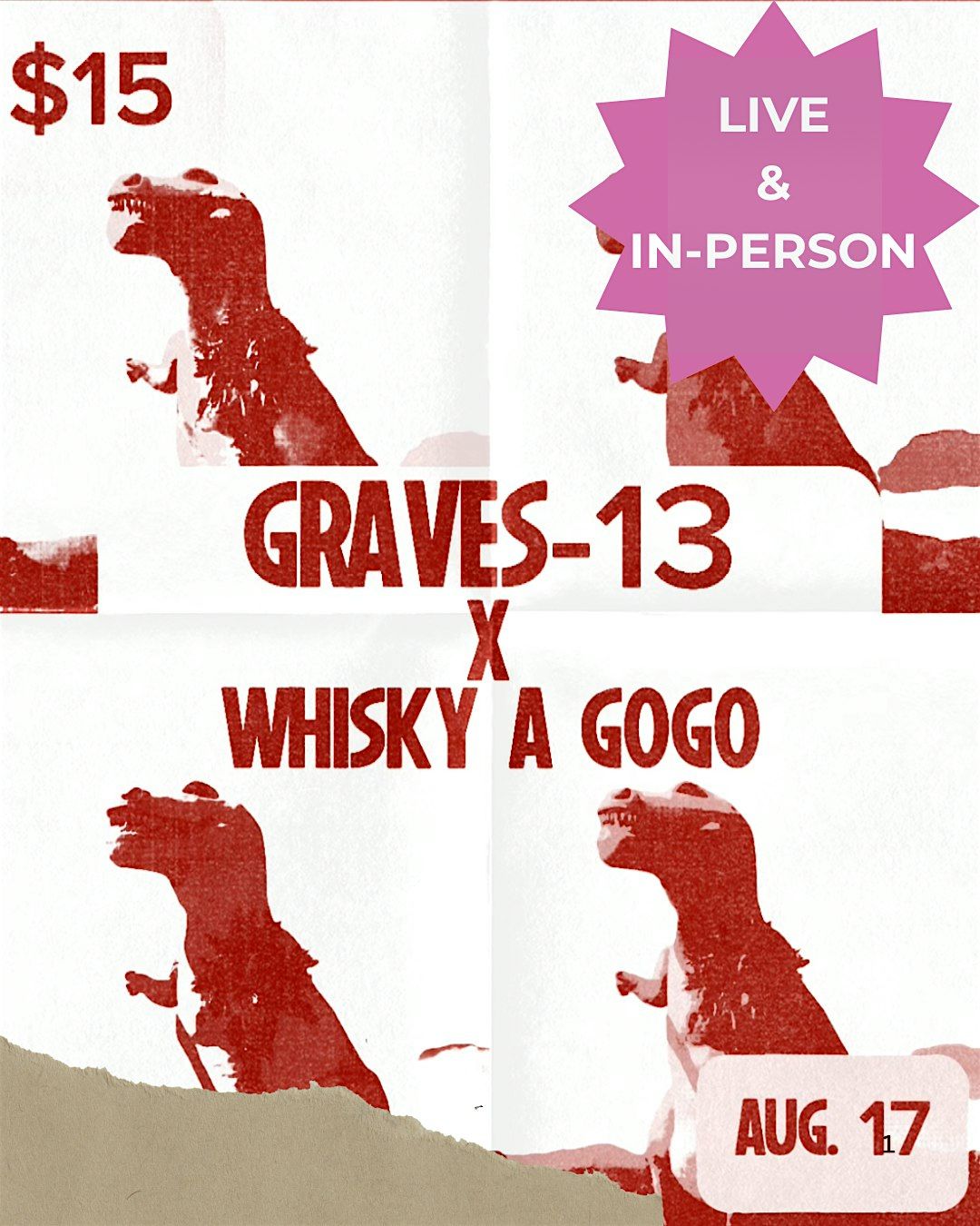 GRAVES-13 @ WHISKY A GOGO | Event in West Hollywood | AllEvents