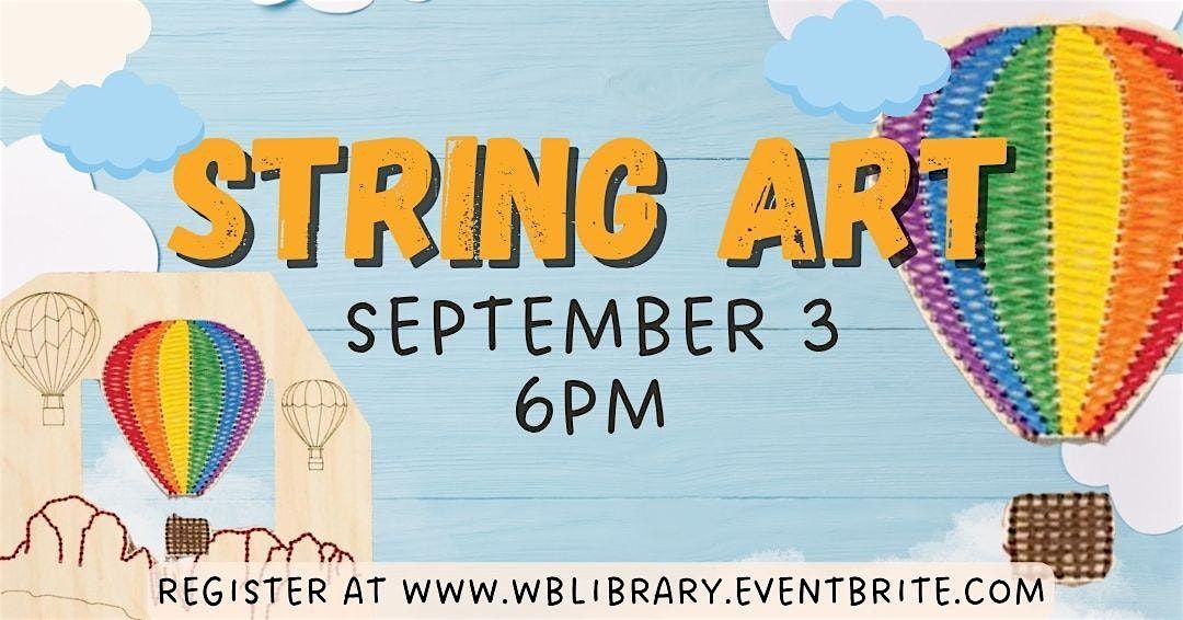 DIY Wednesday-String Art( 14+Program), 3 September | Event in Austin | AllEvents