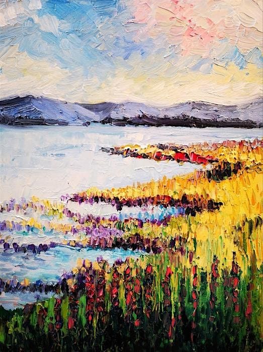 Radiant Shores Oil Painting Workshop at Canoppy Art and Wellness | Event in Calgary | AllEvents