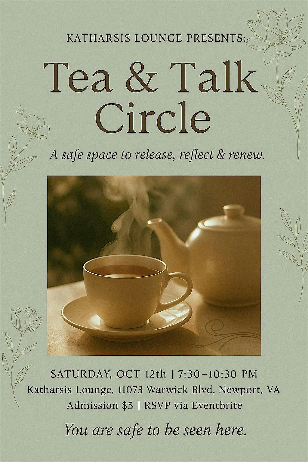 Tea & Talk Circle | Event in Newport News | AllEvents
