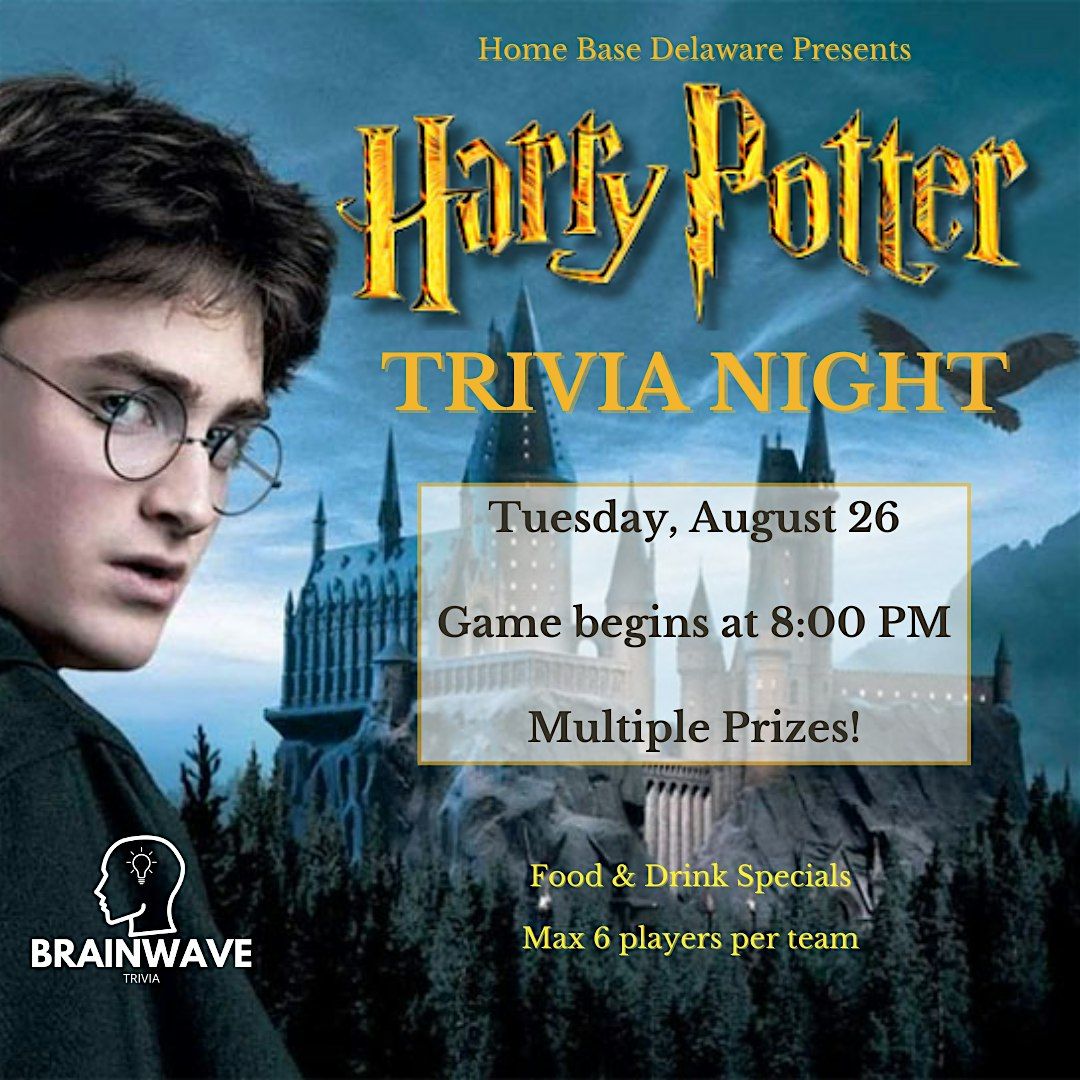 Harry Potter Trivia Tuesday August 26th, 26 August | Event in Wilmington | AllEvents
