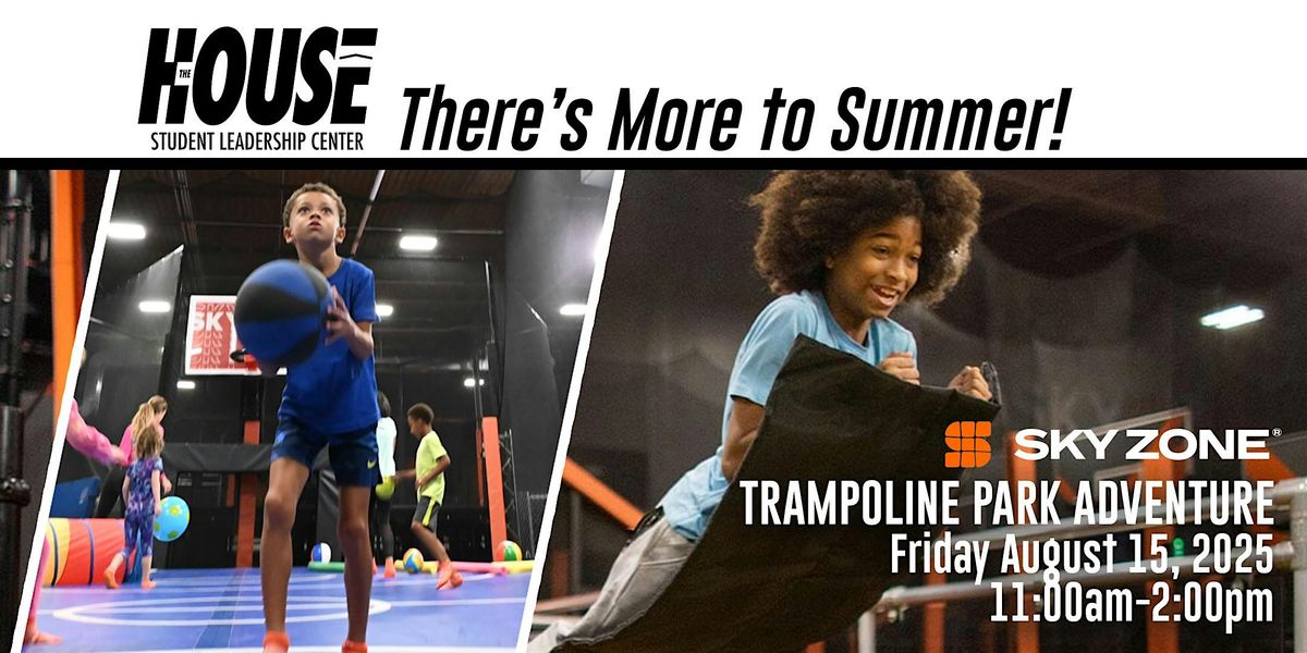 Sky Zone with The House, Inc., 15 August | Event in Springfield | AllEvents