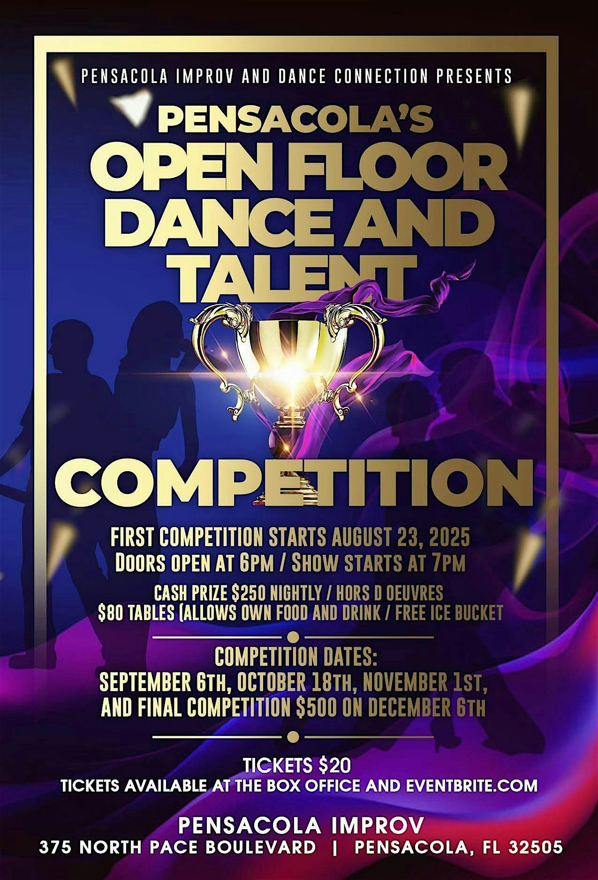 PENSACOLA'S OPEN FLOOR DANCE COMPETION, 23 August | Event in Pensacola | AllEvents