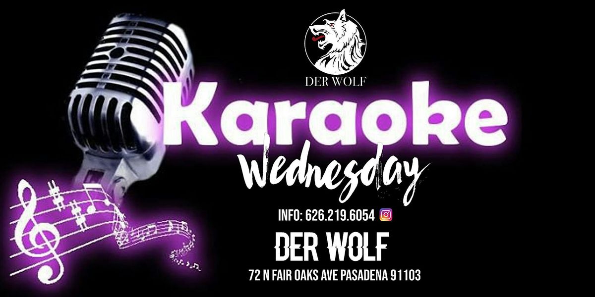 Karaoke Wednesday at Derwolf | Event in Pasadena | AllEvents