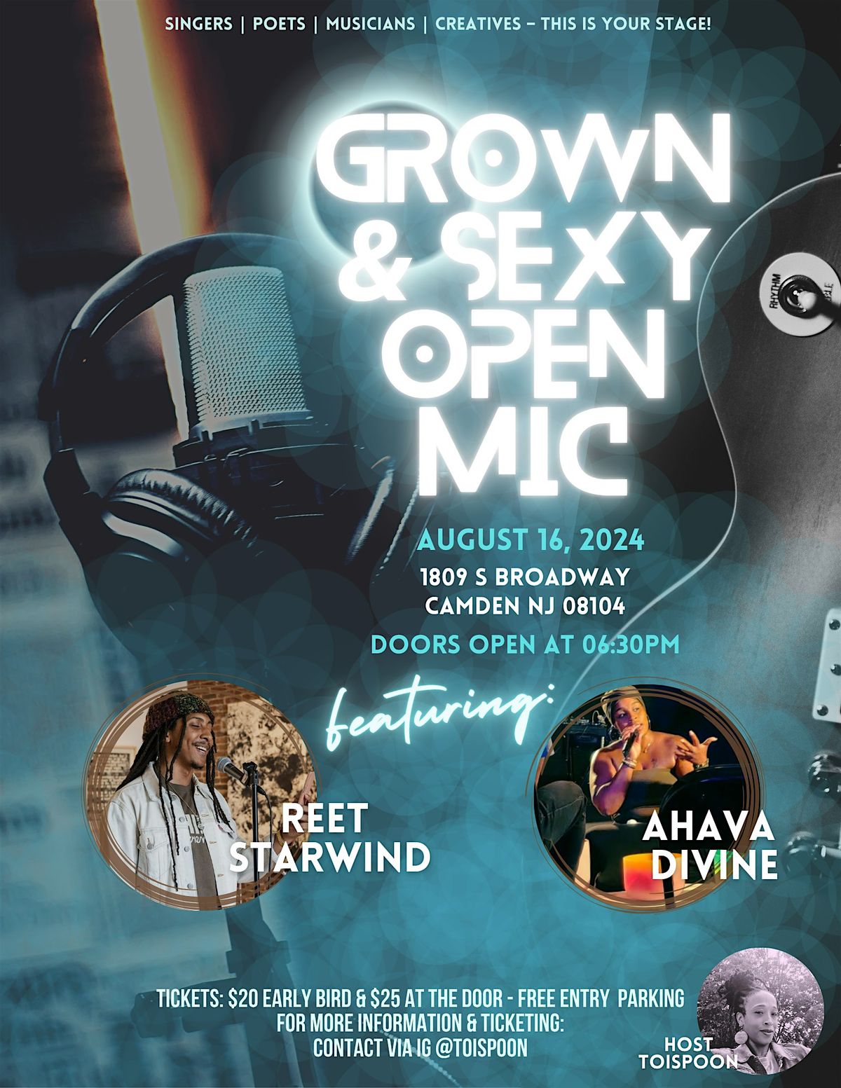 Grown & Sexy Open Mic: Who Am I?, 16 August | Event in Camden | AllEvents