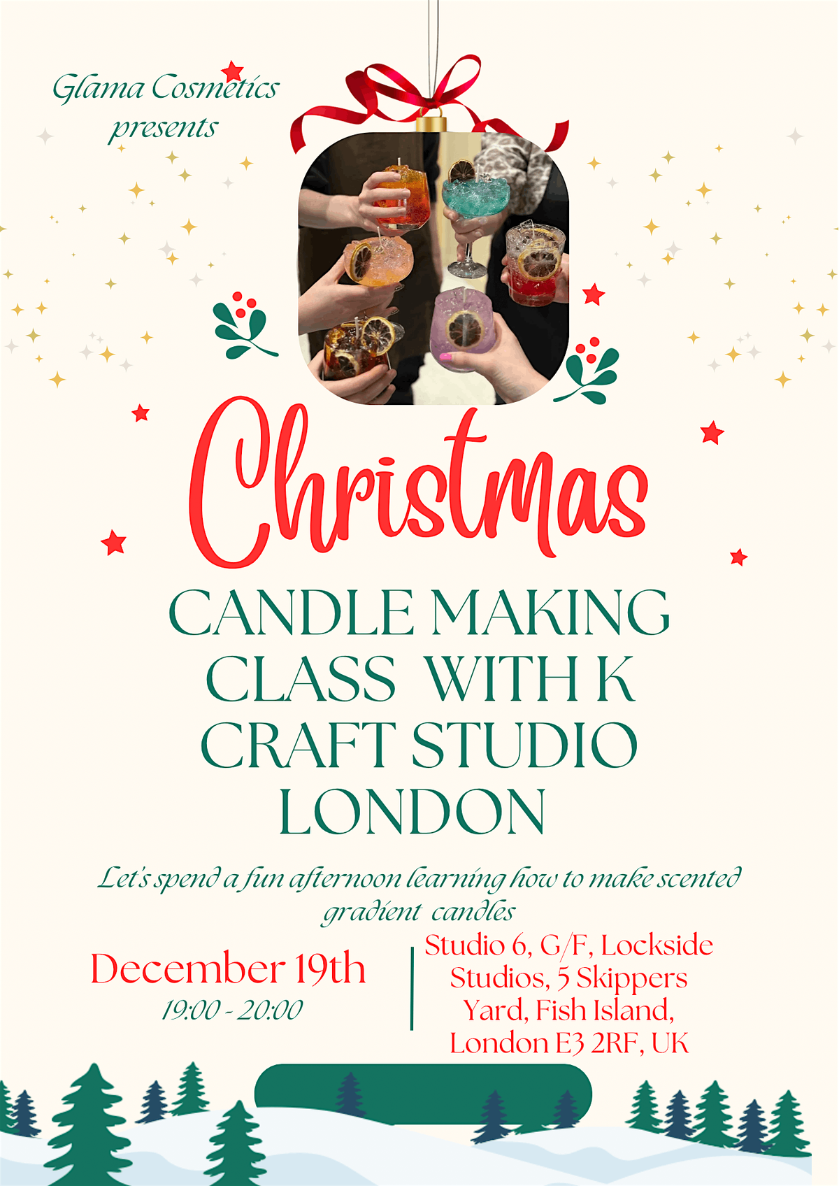 Glama Cosmetics x K Craft Studio London, 19 December | Event in London | AllEvents