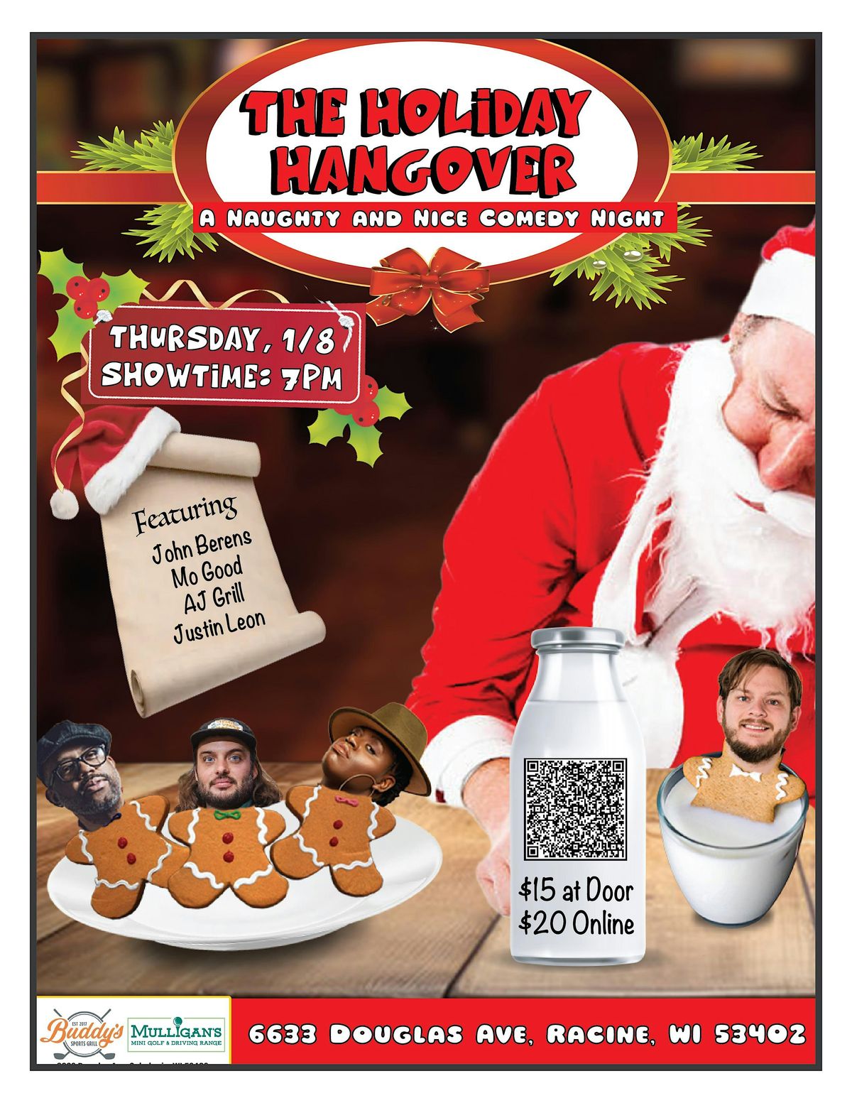 The Holiday Hangover: A Naughty and Nice Comedy Night!