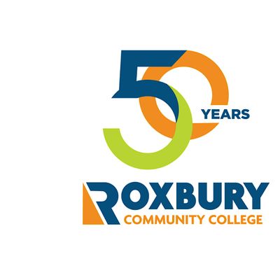 Roxbury Community College – Celebrating 50 Years logo