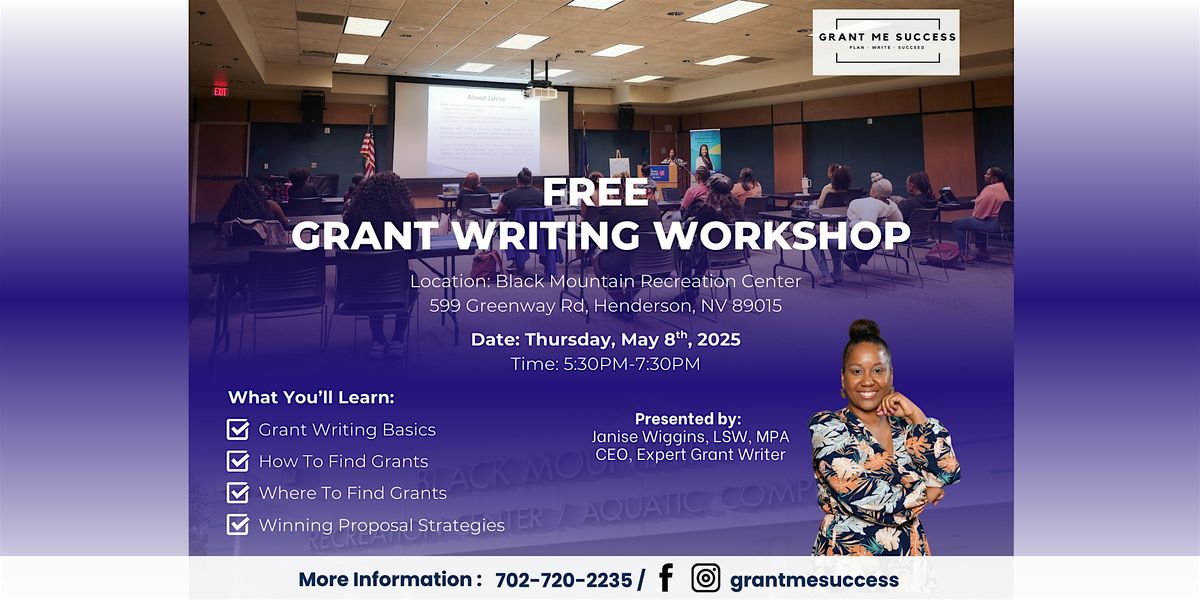Free Grant Writing Workshop in Henderson, 8 May | Event in Henderson | AllEvents
