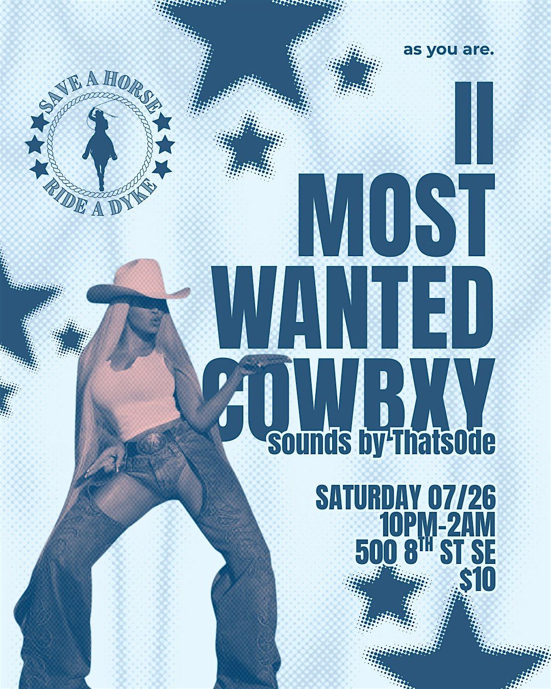 II MOST WANTED COWBXY: A COWBOY CARTER DANCE PARTY, 26 July | Event in Washington | AllEvents