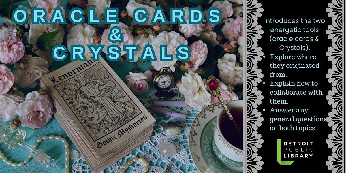 Oracle Cards & Crystals, 25 October | Event in Detroit | AllEvents