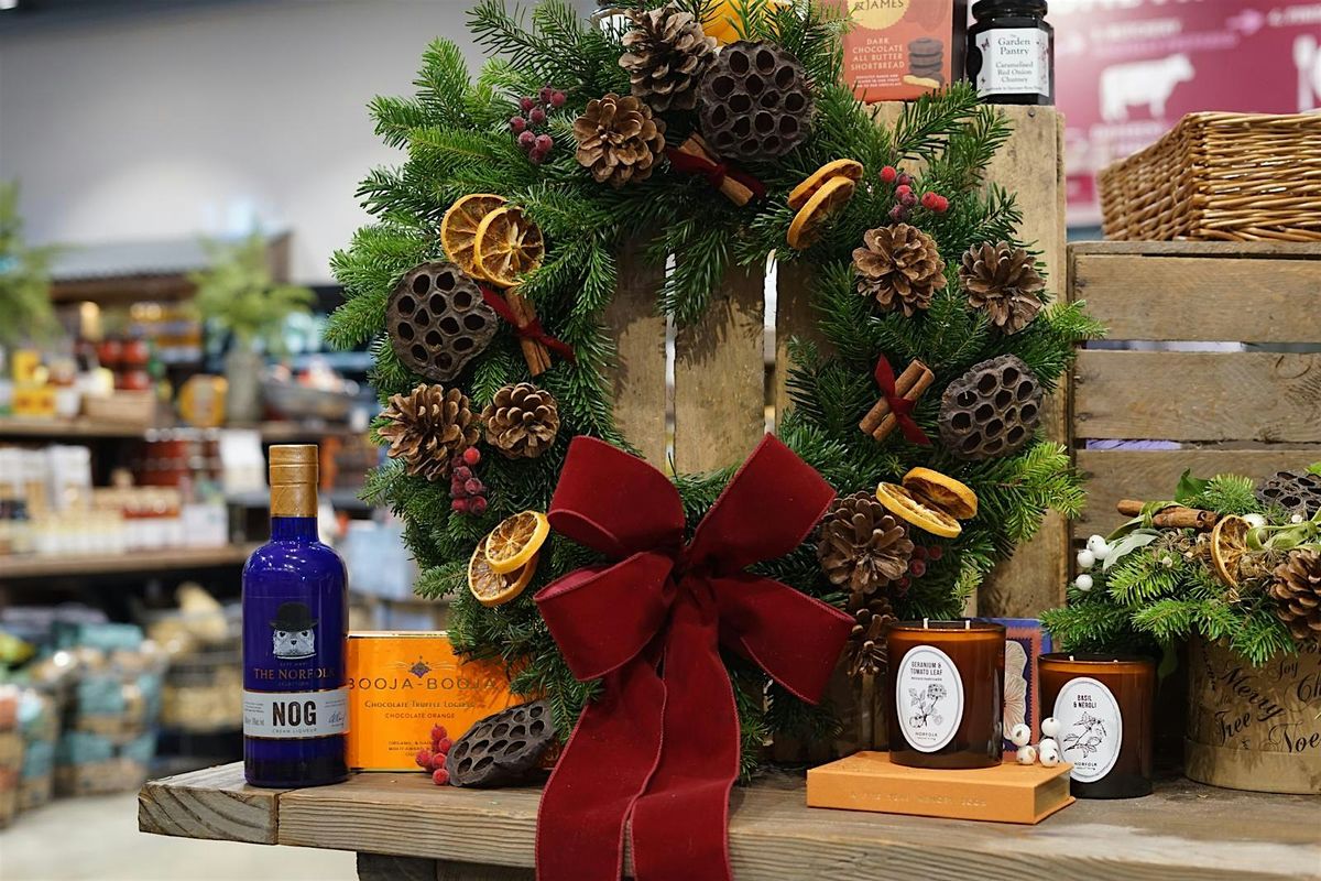 Norfolk Food Hall: Wreath Making and Mulled Wine Workshop | Event in Norwich | AllEvents