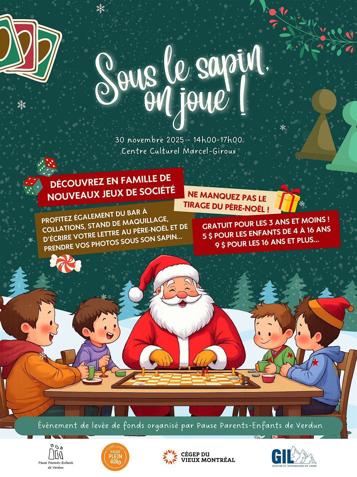 Sous le sapin, on joue ! | Event in Montréal | AllEvents