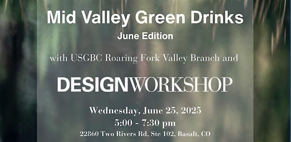 Midvalley Green Drinks - June Edition, 25 June | Event in Basalt | AllEvents