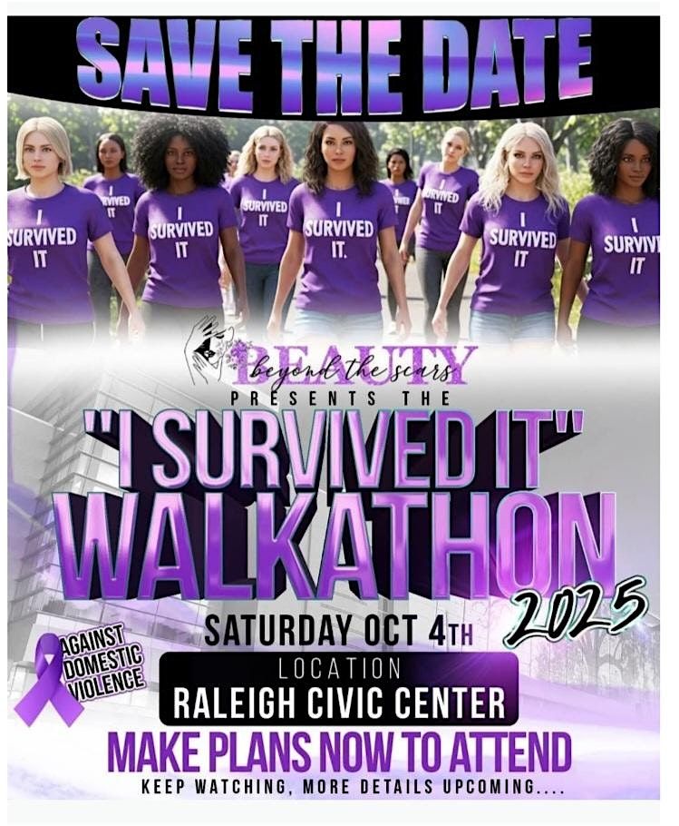 "I Survived It" Walkathon against Domestic Violence2025, 4 October | Event in Memphis | AllEvents
