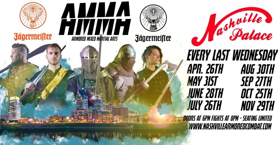 Nashville Armored Mixed Martial Arts Event, The Nashville Palace, July 26 2023 AllEvents.in