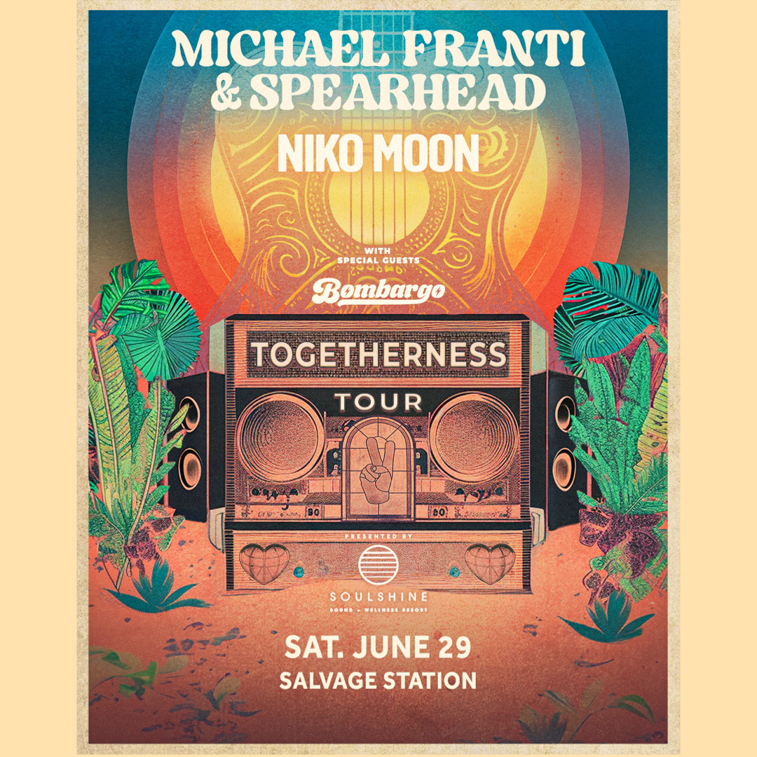 Michael Franti and Spearhead at Asheville Yards Amphitheater, 8 May | Event in Asheville | AllEvents