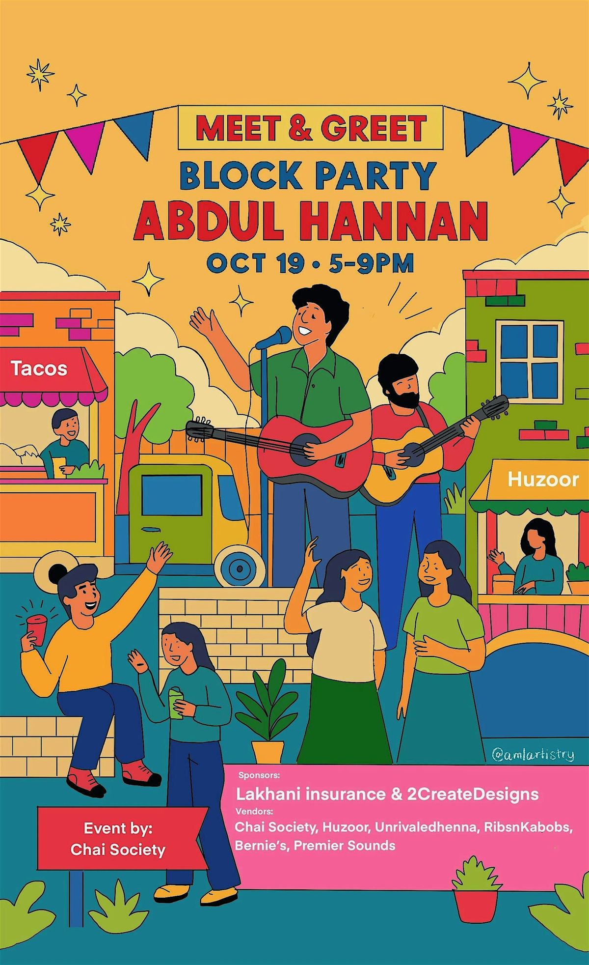 Abdul Hannan Meet & Greet – Chai Society Block Party, 19 October | Event in Anaheim | AllEvents