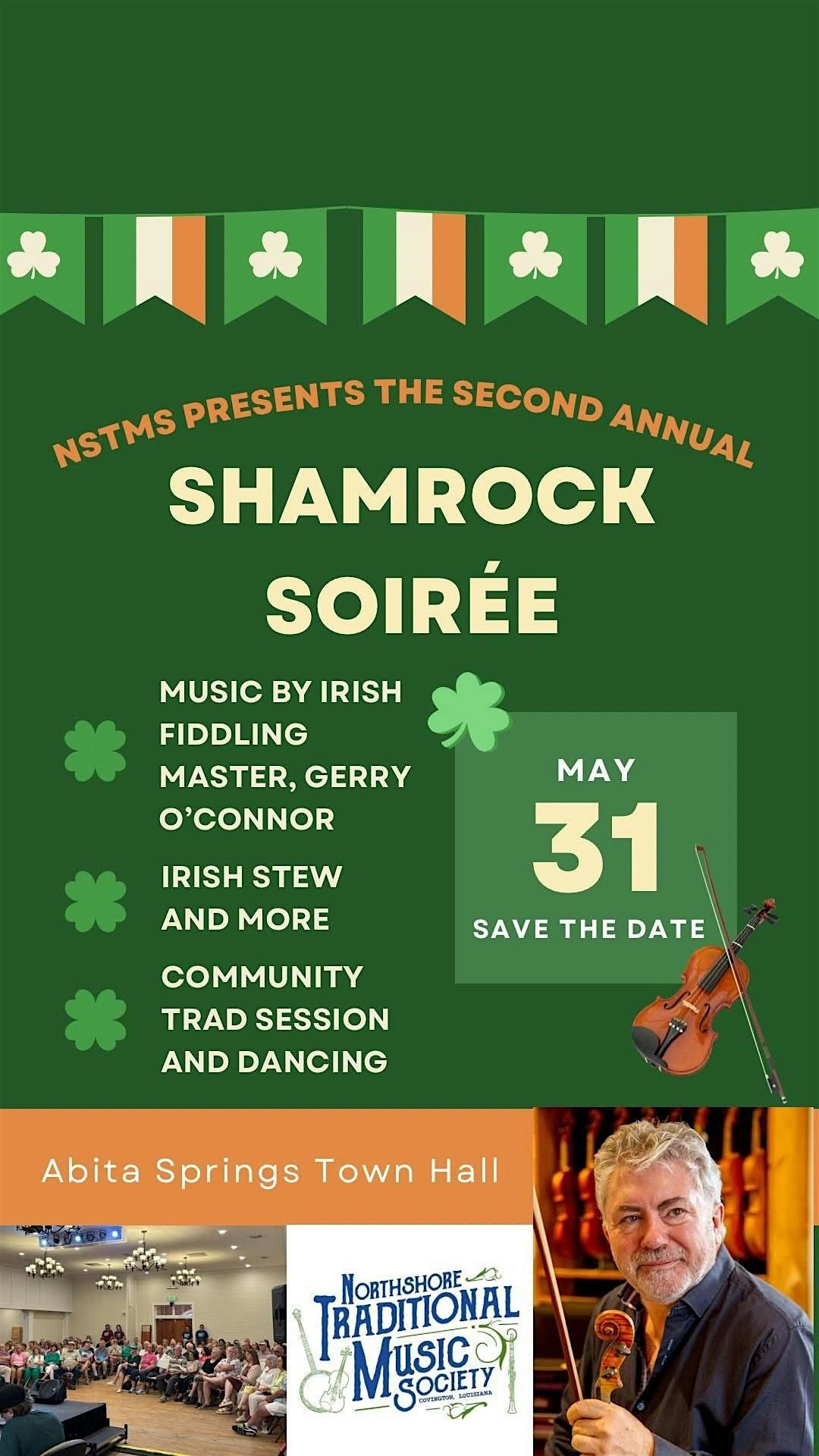 Shamrock Soirée, 31 May | Event in Abita Springs | AllEvents