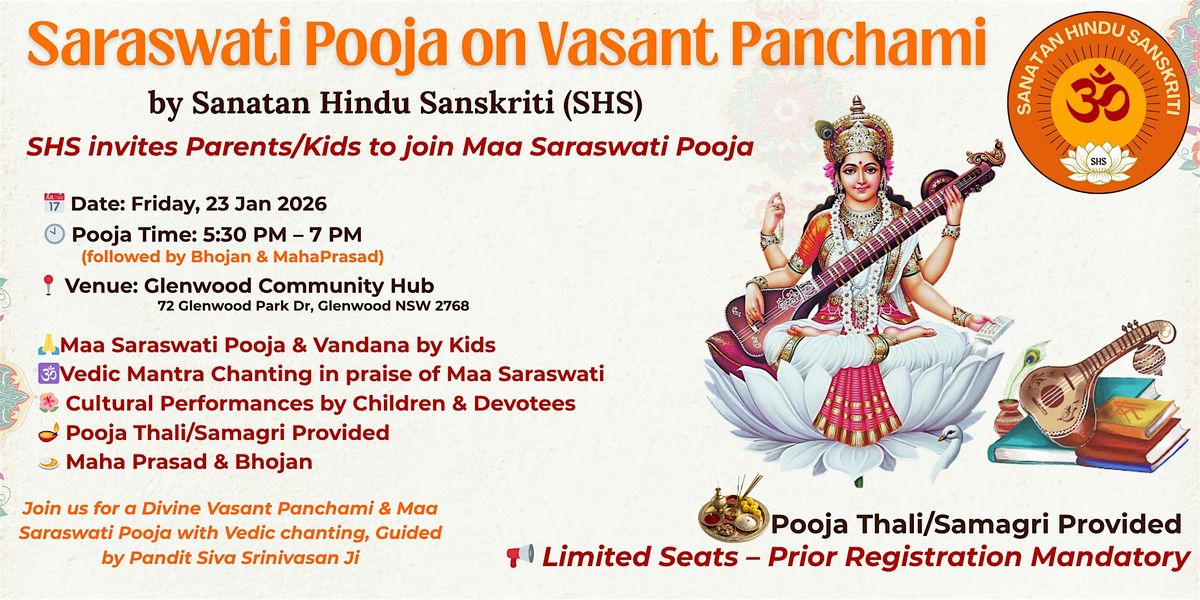 Maa Saraswati Pooja on Vasant Panchami 2026