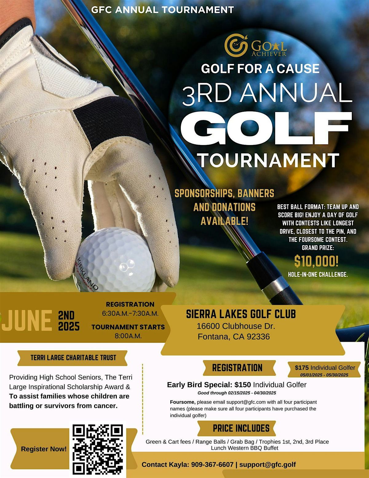 Goal Achiever Inc. 3rd Annual Golf For A Cause Tournament!, 2 June | Event in Fontana | AllEvents