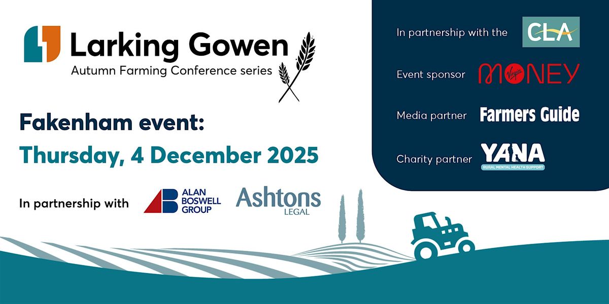 Autumn Farming Conference Series - Fakenham, 4 December | Event in Fakenham | AllEvents