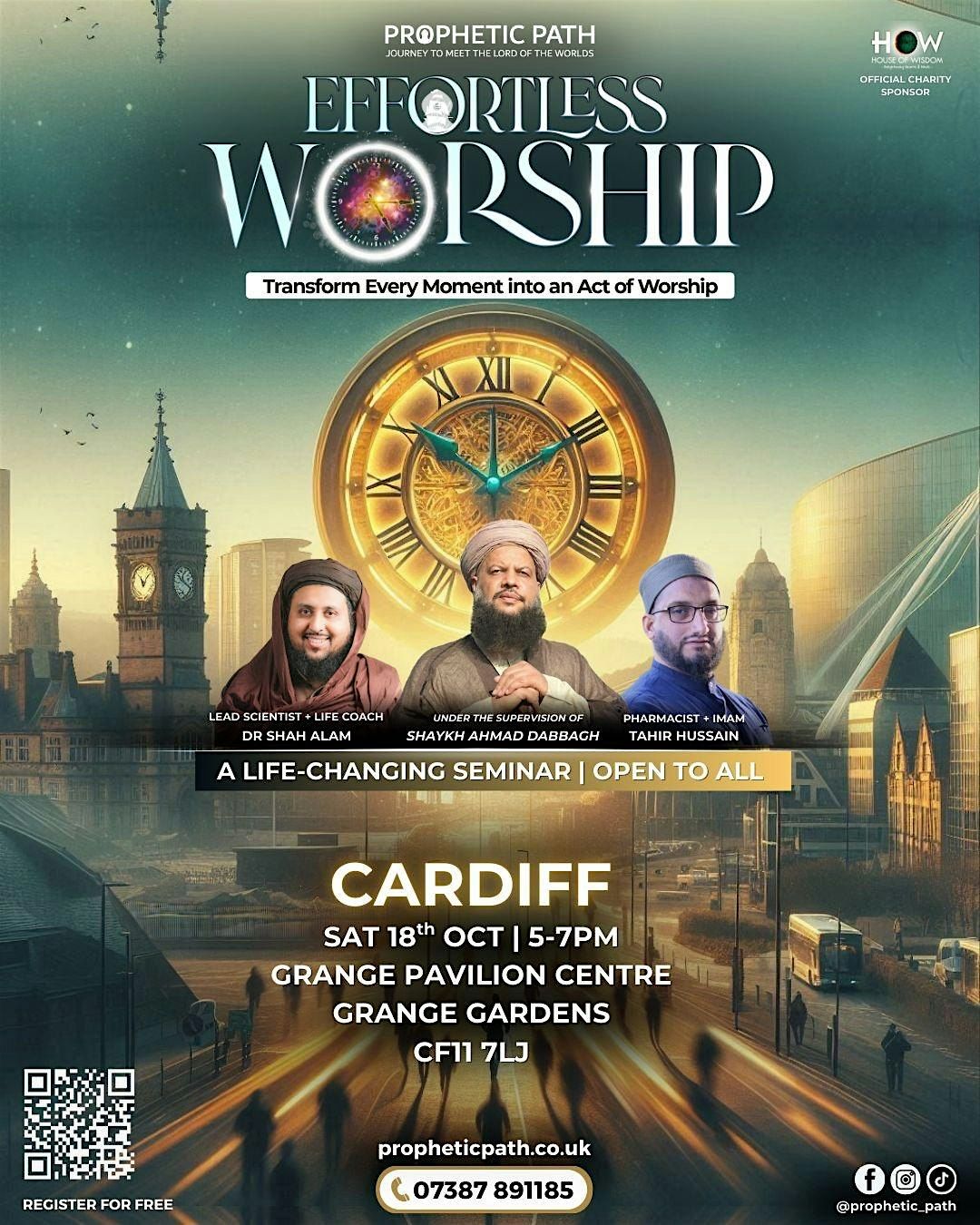 EFFORTLESS WORSHIP - Transform your 24 hours into worship, 18 October | Event in Cardiff | AllEvents