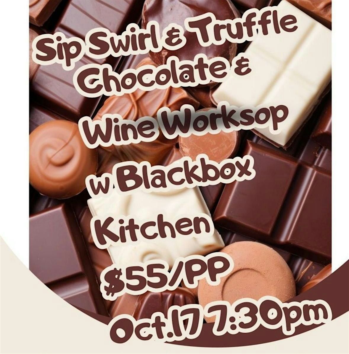 Sip Swirl & Truffle Chocolate & Wine Workshop, 17 October | Event in Hollywood | AllEvents