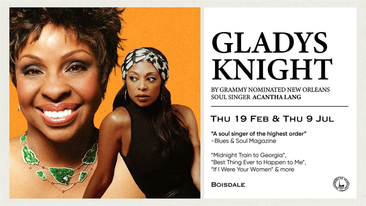 Gladys Knight: Acantha Lang, 19 February | Event in London | AllEvents