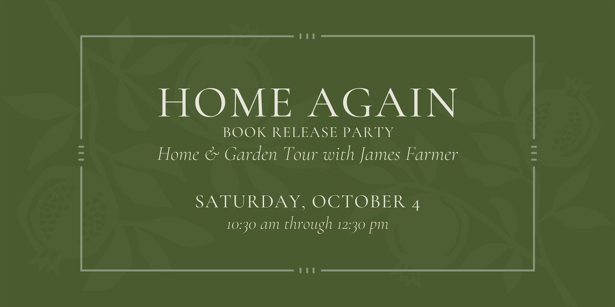 Home Again Home & Garden Tour with James Farmer - Sat, October 4 at 10:30am, 4 October | Event in Perry