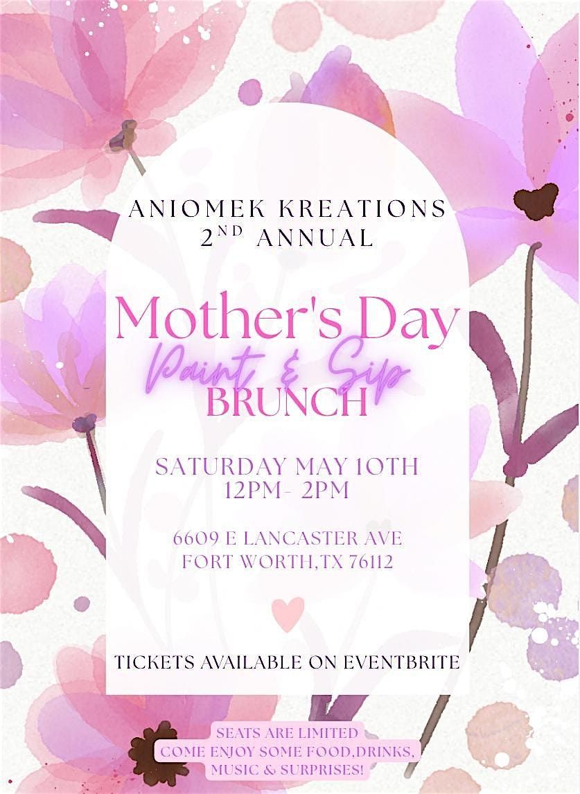 Mother’s Day Paint & Sip Brunch | Event in Fort Worth | AllEvents