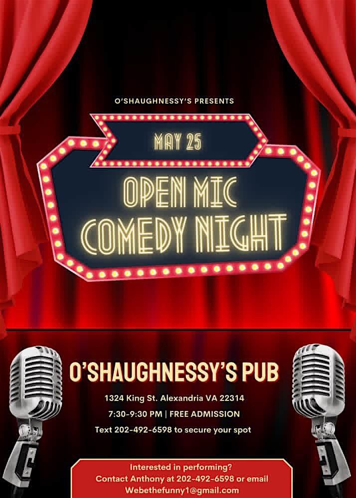 Open Mic Comedy Night with Uncle Ant | Event in Alexandria | AllEvents