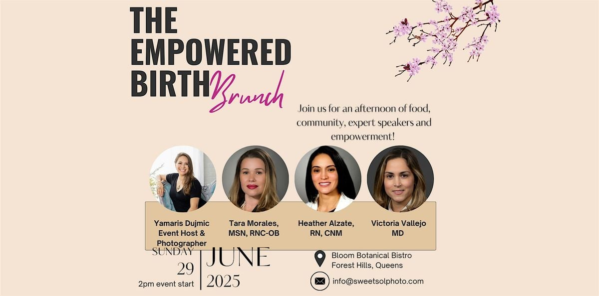 The Empowered Birth Brunch: an expecting mothers exclusive, 29 June | Event in Queens | AllEvents