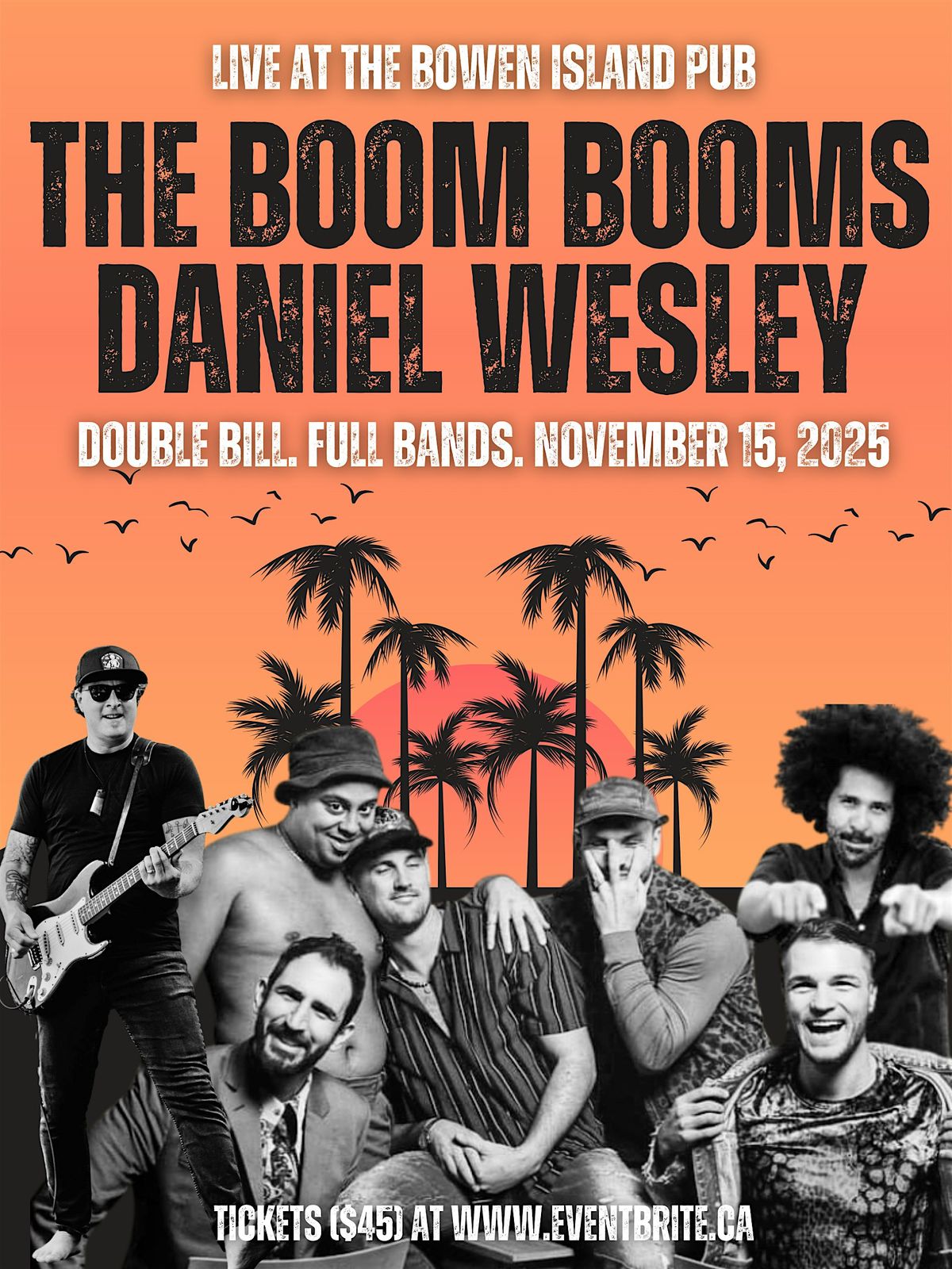 THE BOOM BOOMS and DANIEL WESLEY - Double Bill at the Bowen Island Pub!, 15 November | Event in Bowen Island