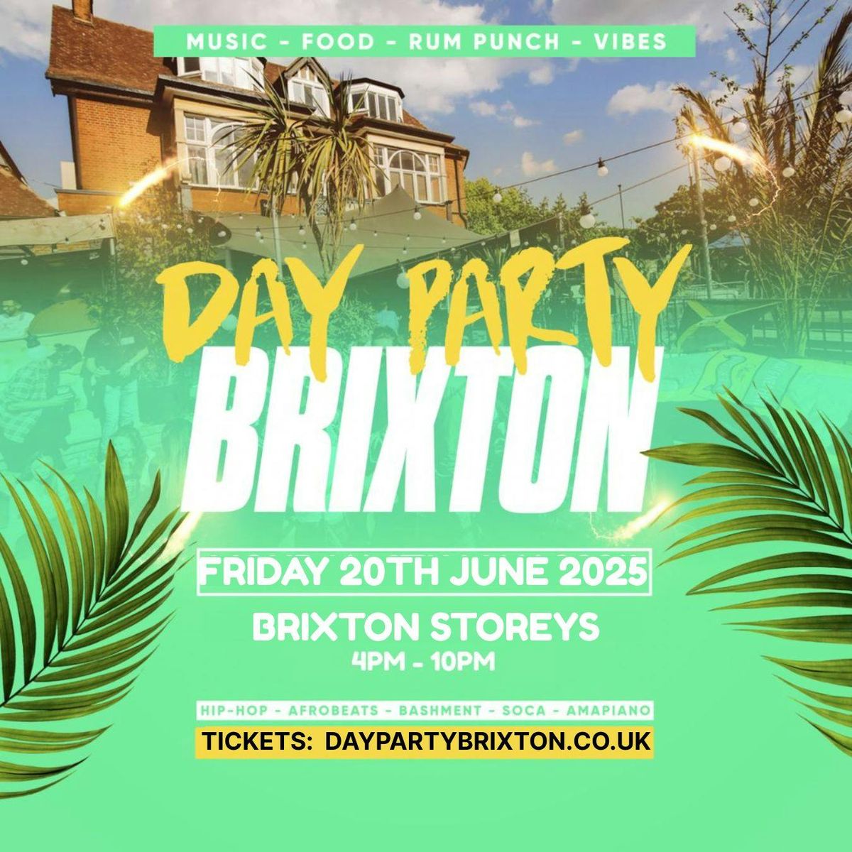 BRIXTON STOREYS - Bashment, Hip-Hop, &amp; Afrobeats Day Party, 20 June | Event in London | AllEvents