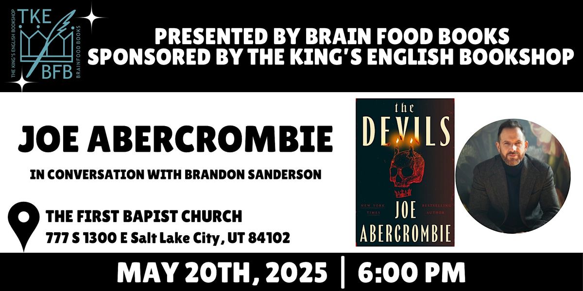 Joe Abercrombie | The Devils | Event in Salt Lake City | AllEvents