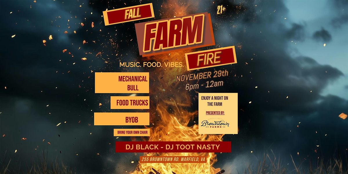 Fall Farm Fire @ Browntown Farms, 29 November | Event in Warfield | AllEvents
