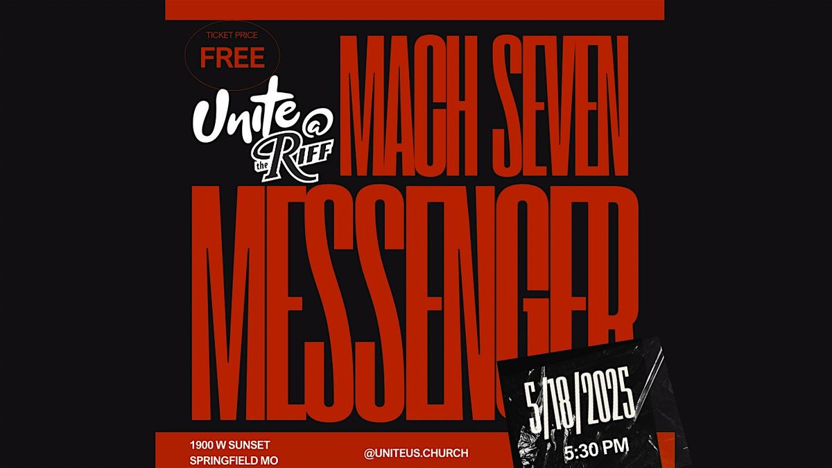 Unite@theRiff Featuring Mach Seven Messenger, The Riff, Springfield, 18 ...