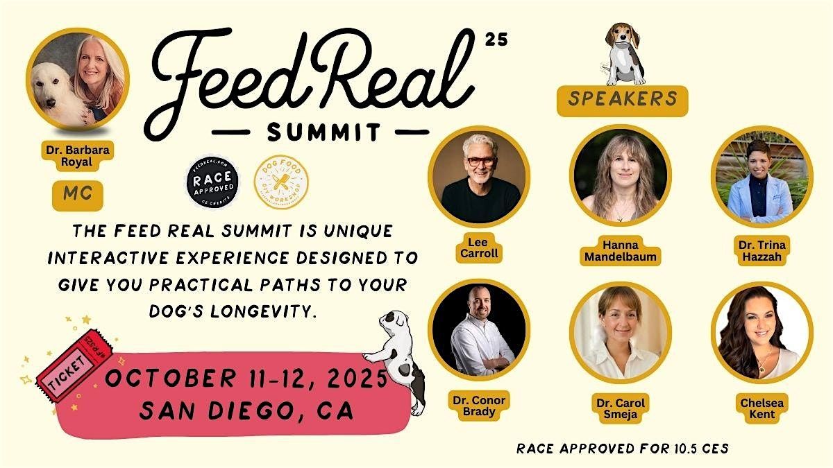 3rd Annual Dog Longevity Confrence, 11 October | Event in San Diego | AllEvents