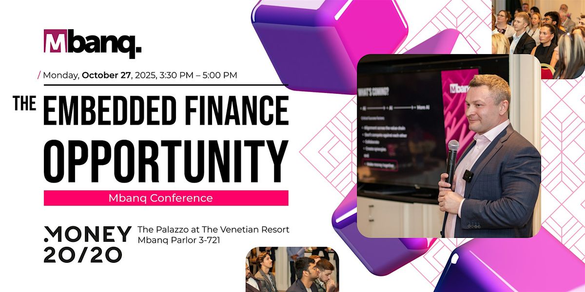 Embedded Finance with Vlad Lounegov, CEO, Mbanq @ M2020, 27 October | Event in Las Vegas | AllEvents