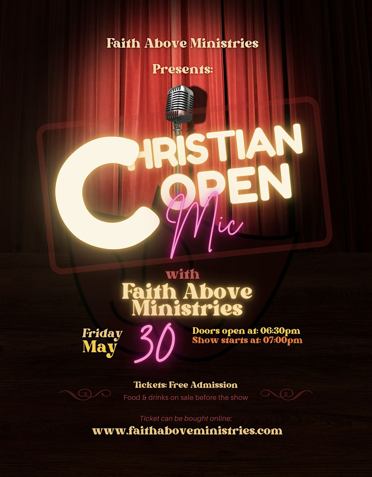 Christian Open Mic, 30 May | Event in New York | AllEvents