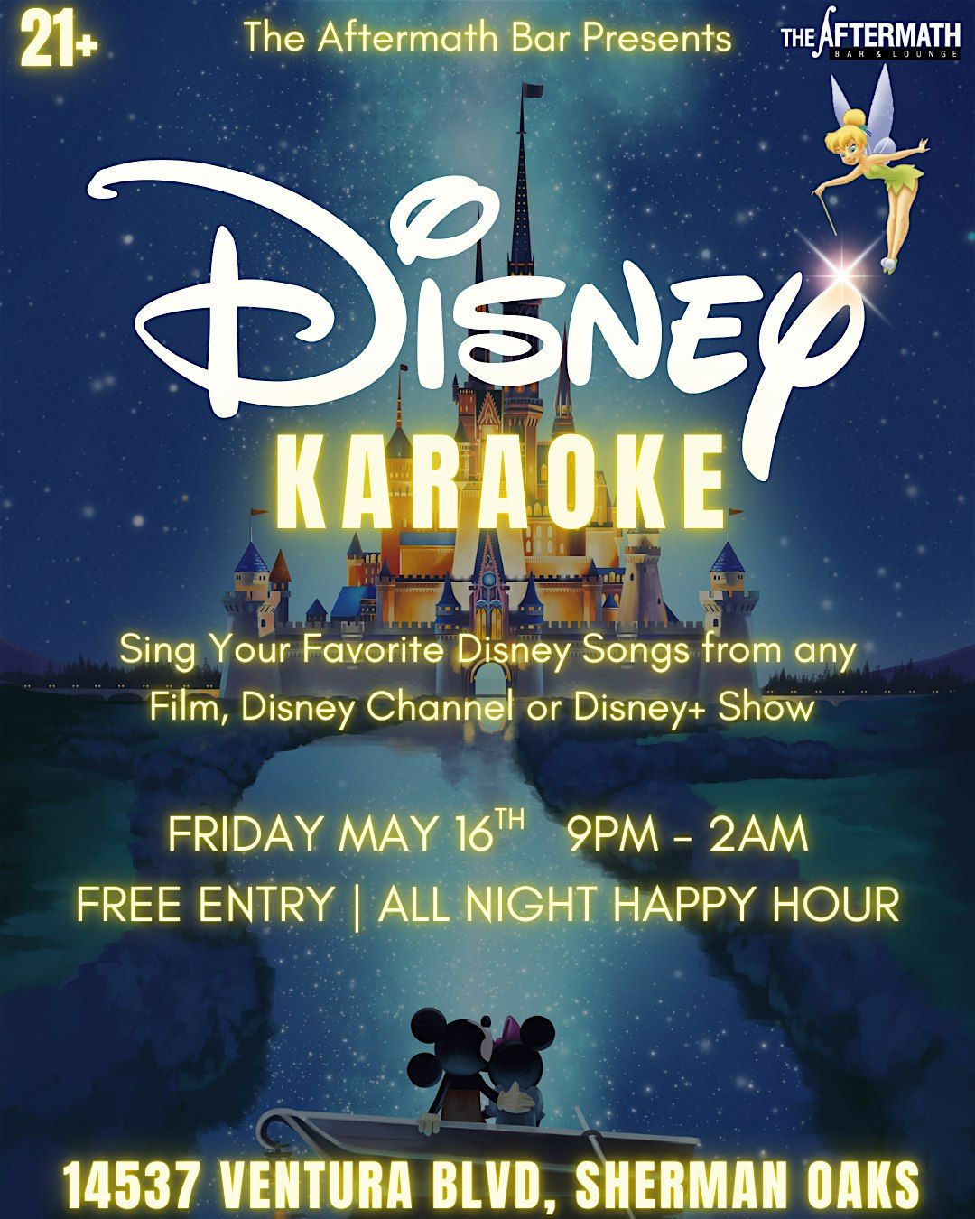 Disney Karaoke Night - Friday May 16th | 9pm - 2am | Free Entry | 21+, 16 May | Event in Los Angeles | AllEvents